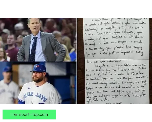 科尔手写信慰藉蓝鸟主帅将失利比作勇士十六年总决赛逆转